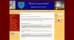 Desktop Screenshot of maria-lanzendorf.gv.at